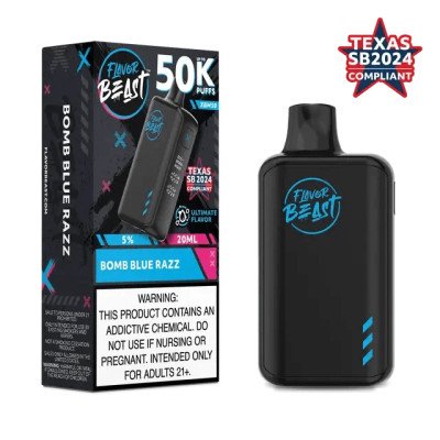 FLAVOR BEAST 50K BOMB BLUE RAZZ