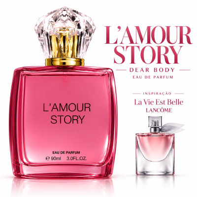 PERFUME DEAR BODY LAMOUR STORY FEM 90ML