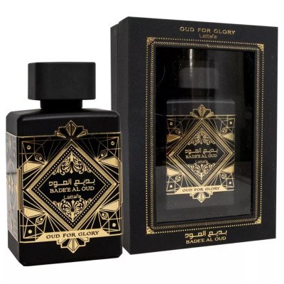 Perfume Lattafa Badee Al Oud Amor Preto 100 ml